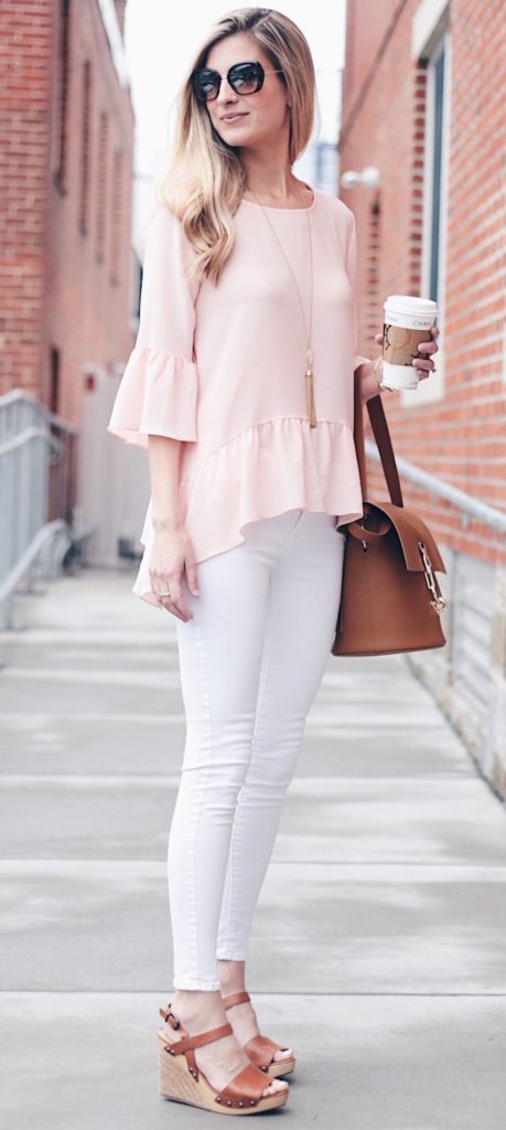 Connecticut life and style blogger, Pinteresting Plans shares some pink Summer outfits. Each outfit includes one pink piece. 
