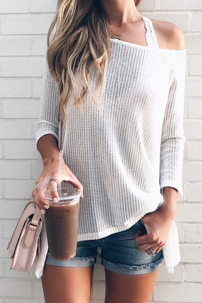Connecticut life and style blogger, Pinteresting Plans shares her favorite bralette outfit ideas for Summer. Styled under oversized tops & slouchy sweaters.