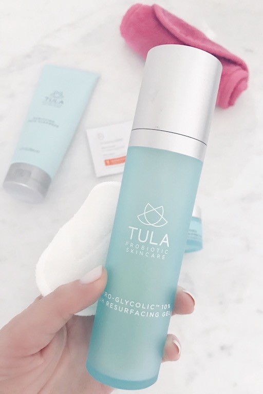 My nighttime skincare routine - PH balancing Tula toner on Pinteresting Planf lifestyle blog