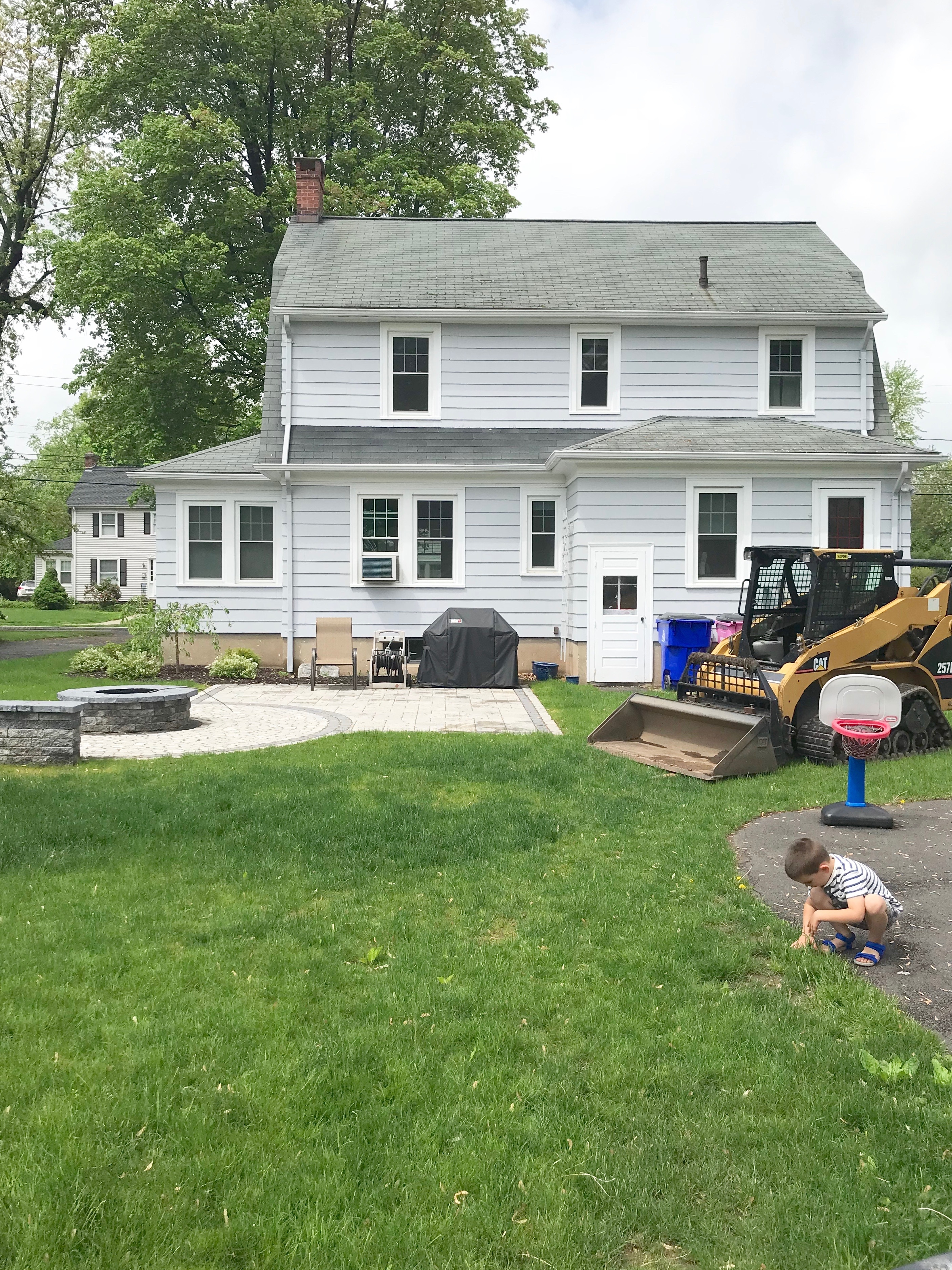 Tips for surviving a home renovation - during the renovation picture of a west hartford colonial home