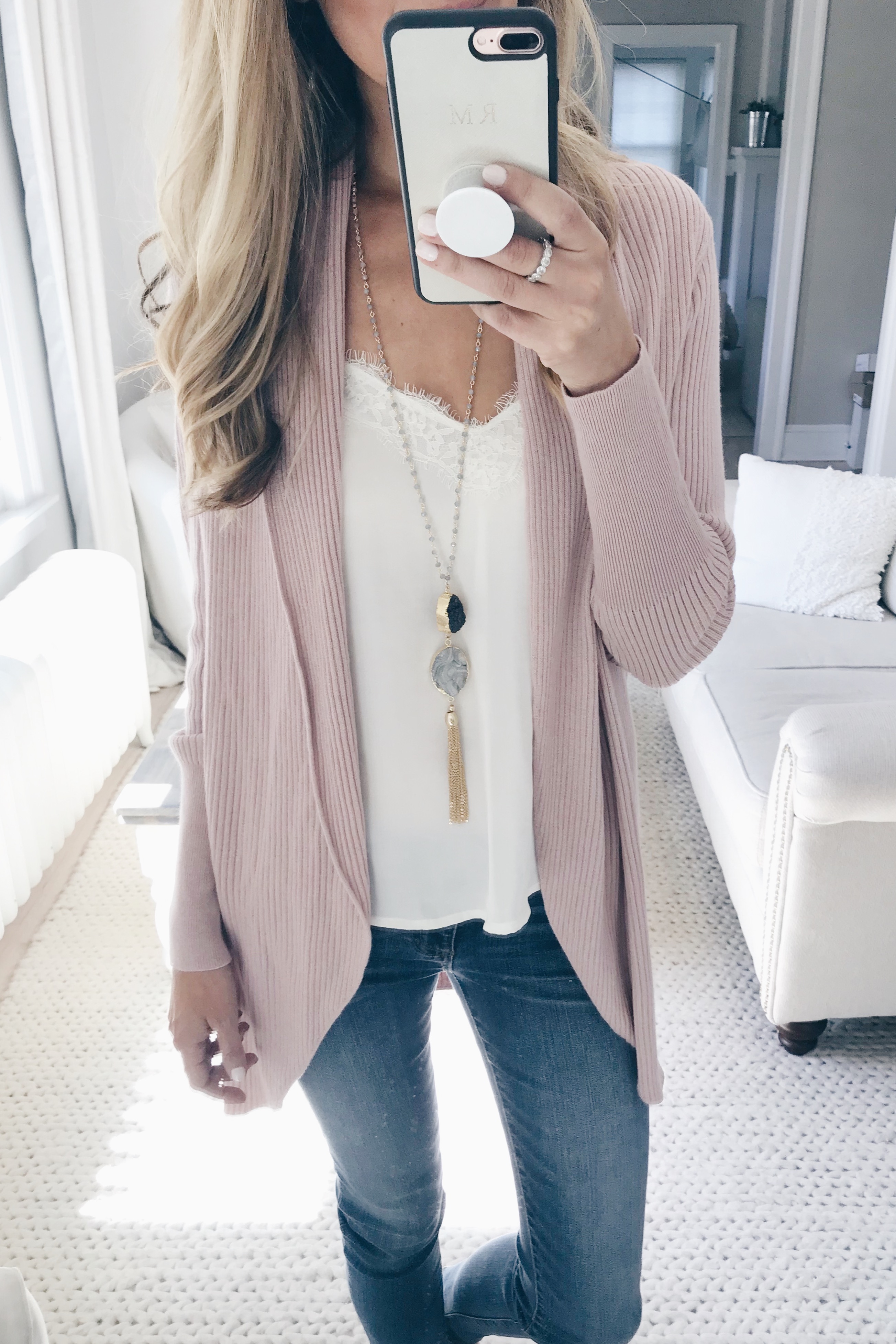 Nordstrom Anniversary Sale 2018 Try On - Pink Cocoon Sweater