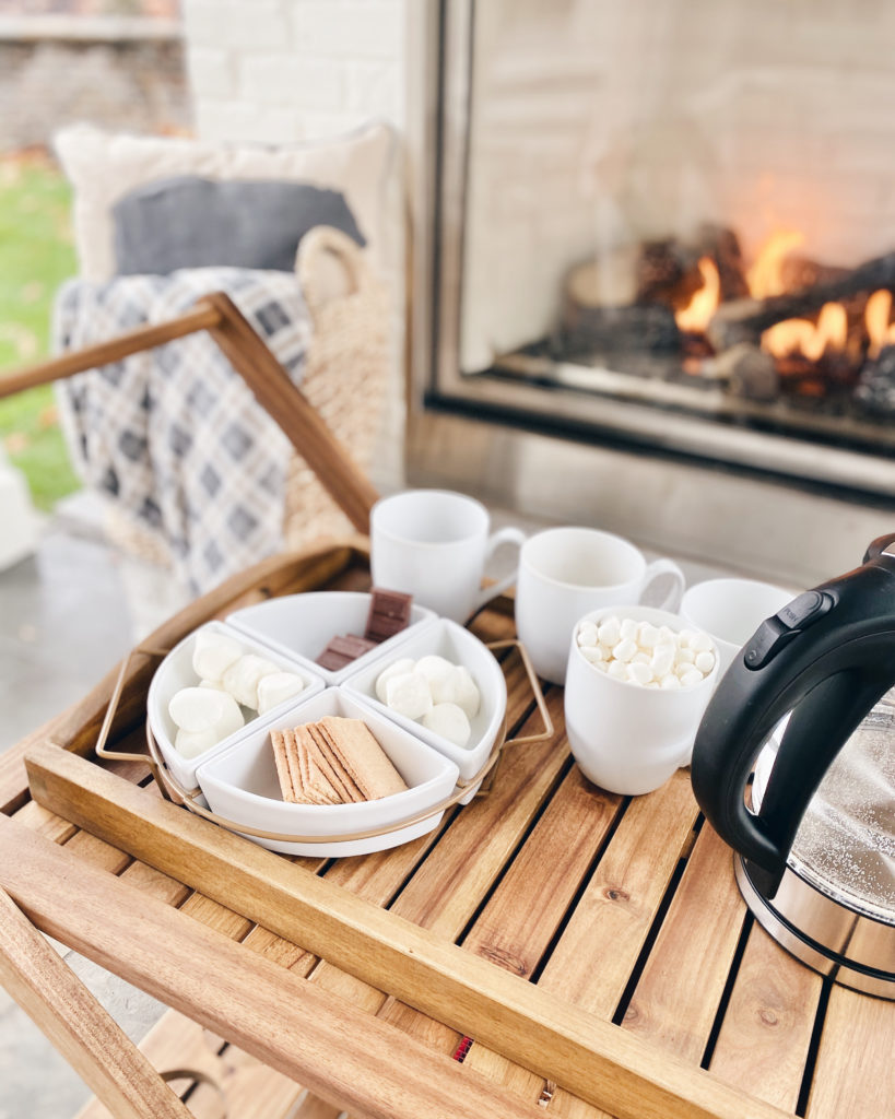 s'mores bar - 2020 socially distanced holiday celebrations