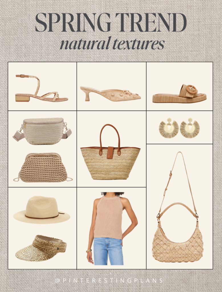 Spring fashion trends 2025 natural texture