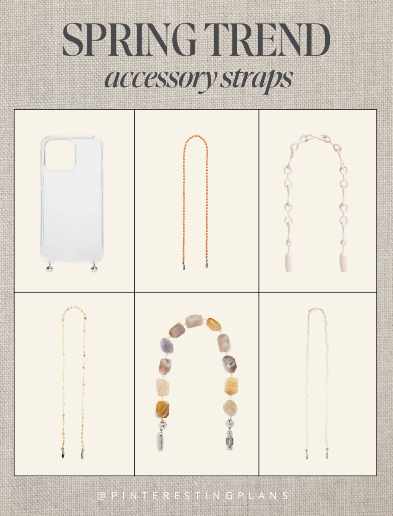 Spring trends 2025 phone accessory crossbody and wristlet straps