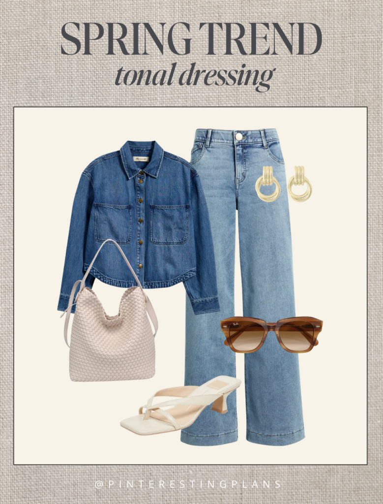 Tonal dressing spring fashion trend for 2025